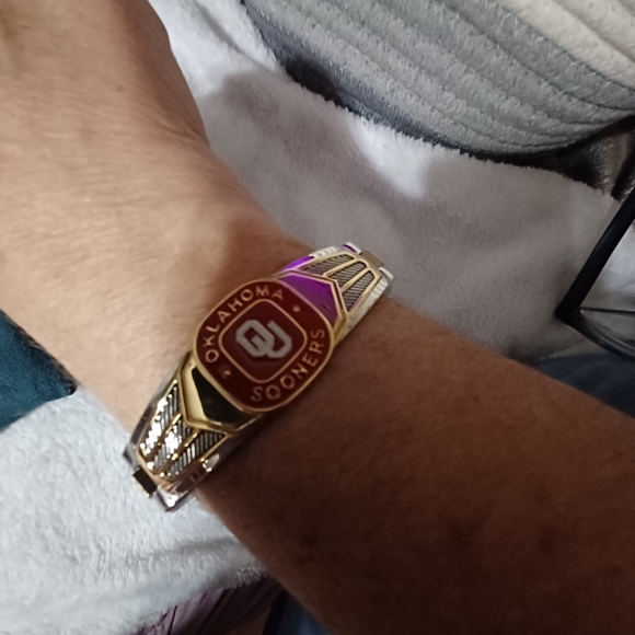 Oklahoms Sooners Bradford Exchange Bracelet - Picture 2 of 5